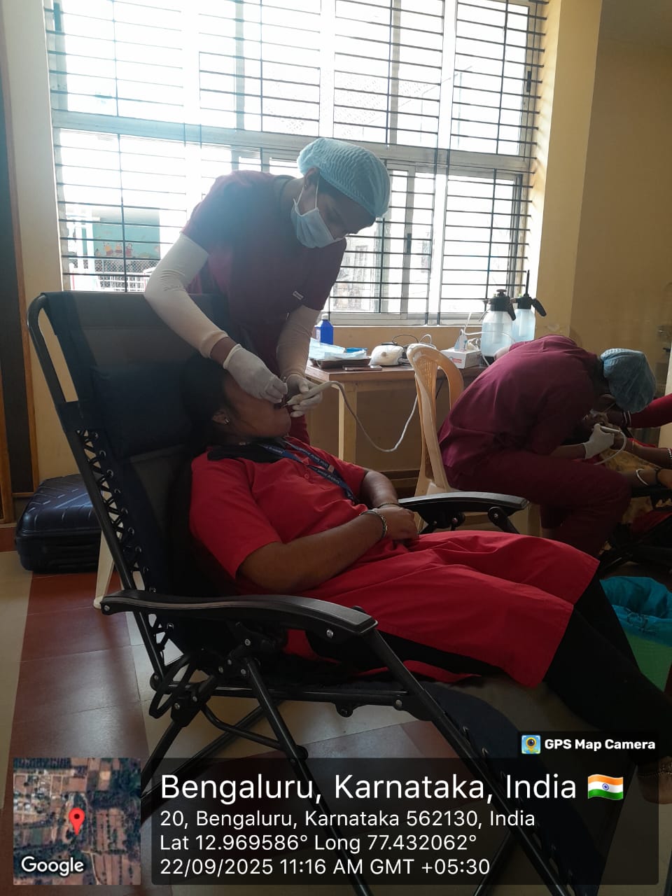 Dental screening at Shristi Special Academy